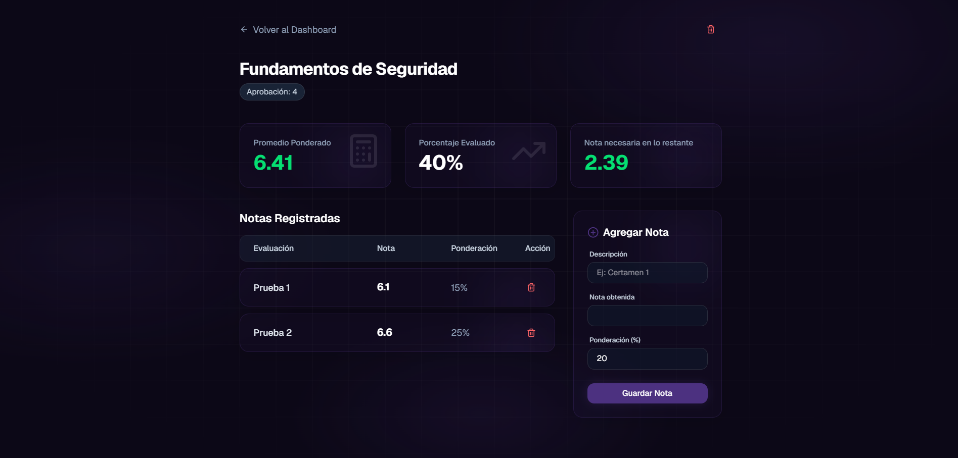 Captura 3 del proyecto Semestre Zen